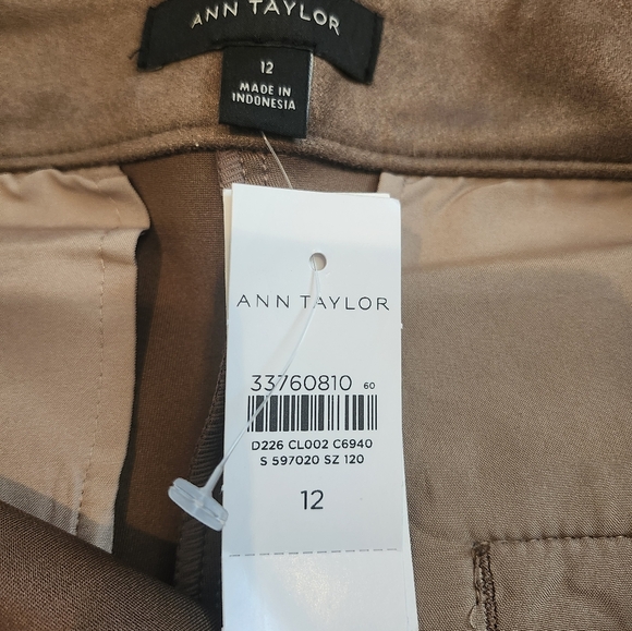 Ann Taylor, size 12, walnut shell - Picture 3 of 6